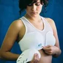 Damen Brustschutz Cool Guard mit weissen Top Komplettset