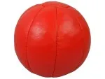 Medizinball 3 kg Echtleder Slamball rot