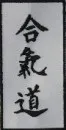 Stickabzeichen Aikido