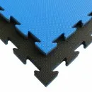 KampfsportmatteTatami E20X blau/schwarz 100 cm x 100 cm x 2,1 cm